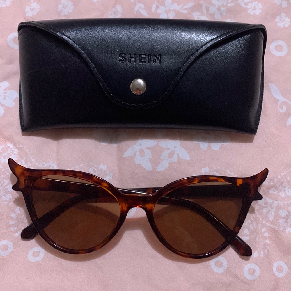 Shein sunglasses & case